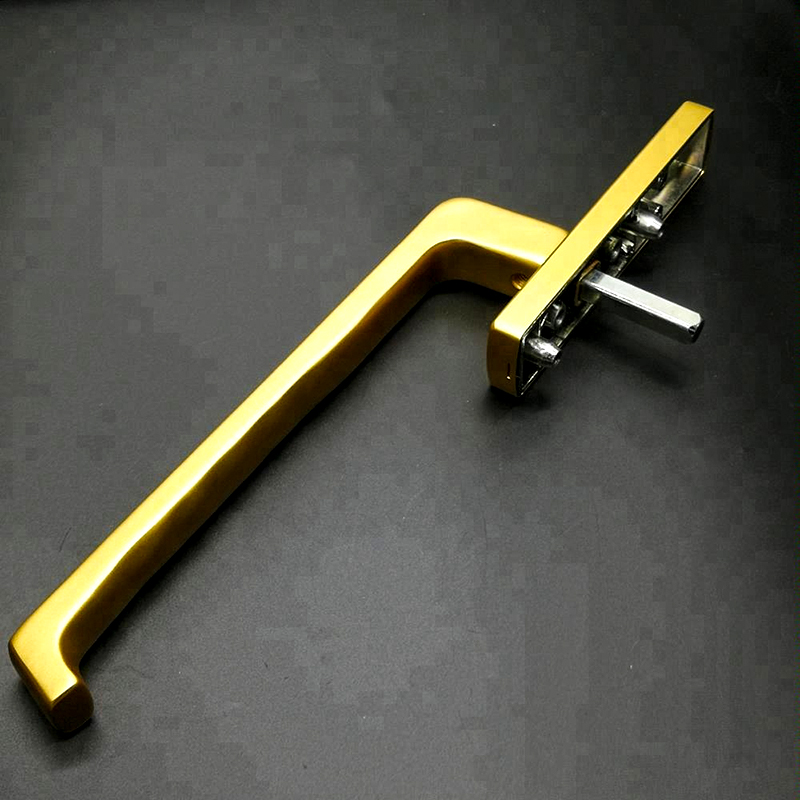 hot sale Aluminium Sliding door golden handles door hardware