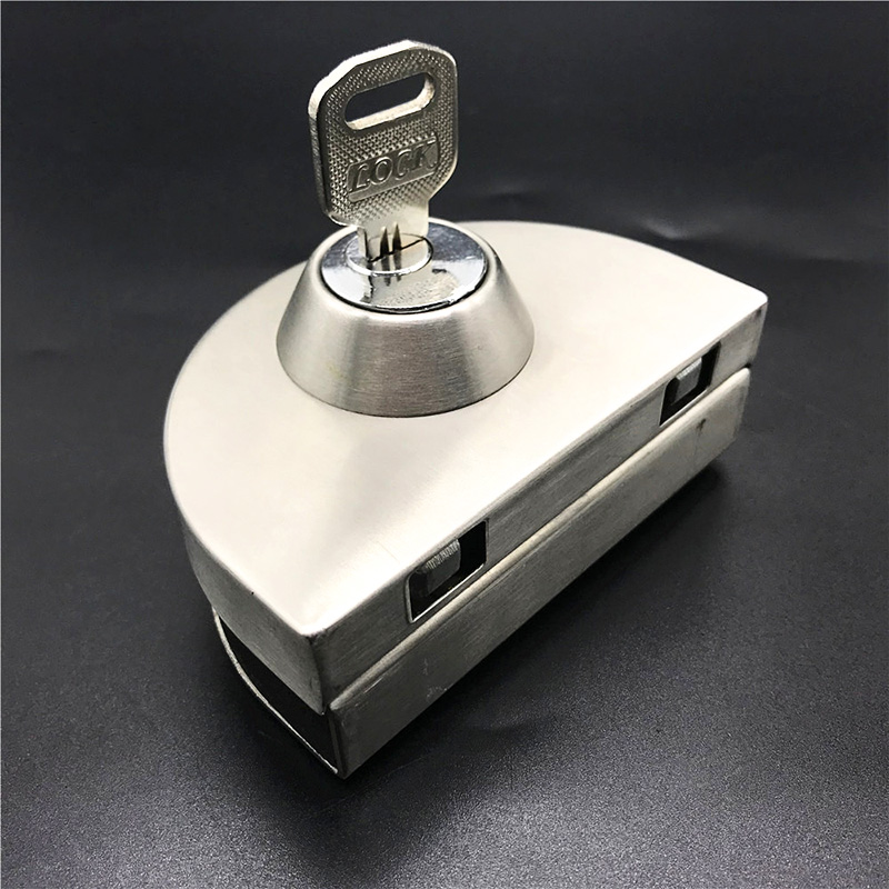 Hot sale stainless steel 304 glass door lock toughened glass door lock box door accessories