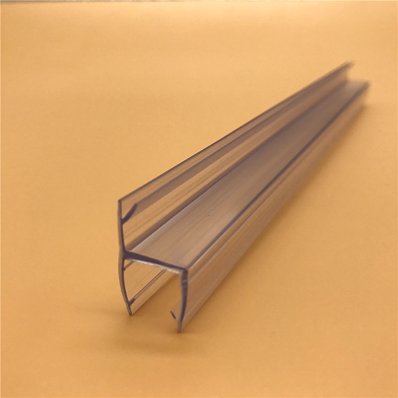 Glass shower door waterproof sealing strip h profile