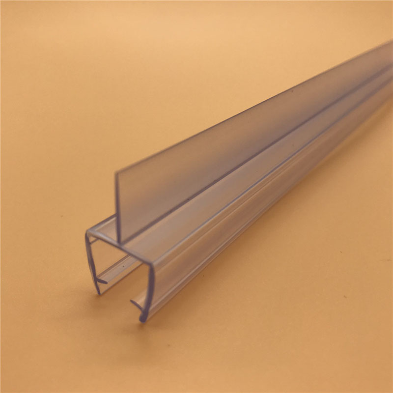 High quality PVC glass shower door plastic seal weather strip