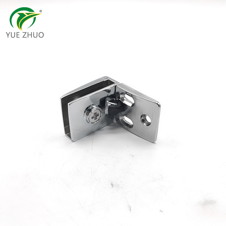 Factory price zinc alloy soft closing glass clamp hinge for glass door